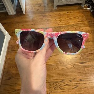 Lilly Pulitzer Multicolor Tie-Dye Wayfarer Sunglasses